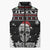 Cat Skull Santa Christmas Sleeveless Puffer Jacket Xmas Holiday Patterns - Wonder Print Shop