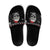 Cat Skull Santa Christmas Slide Sandals Xmas Holiday Patterns - Wonder Print Shop
