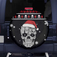 Cat Skull Santa Christmas Spare Tire Cover Xmas Holiday Patterns - Wonder Print Shop