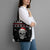 Cat Skull Santa Christmas Tote Bag Xmas Holiday Patterns - Wonder Print Shop