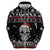 Cat Skull Santa Christmas Zip Hoodie Xmas Holiday Patterns - Wonder Print Shop