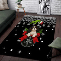 Cavalier King Charles Spaniel Xmas Ball Christmas Area Rug Xmas Holiday Patterns - Wonder Print Shop