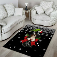 Cavalier King Charles Spaniel Xmas Ball Christmas Area Rug Xmas Holiday Patterns - Wonder Print Shop