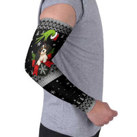 Cavalier King Charles Spaniel Xmas Ball Christmas Arm Sleeves Xmas Holiday Patterns - Wonder Print Shop
