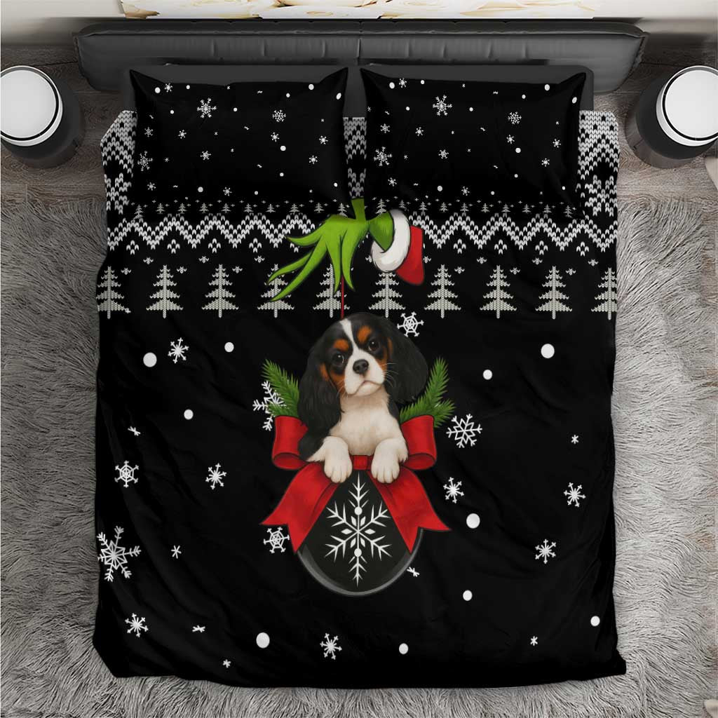 Cavalier King Charles Spaniel Xmas Ball Christmas Bedding Set Xmas Holiday Patterns - Wonder Print Shop