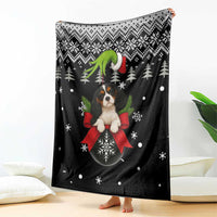 Cavalier King Charles Spaniel Xmas Ball Christmas Blanket Xmas Holiday Patterns - Wonder Print Shop