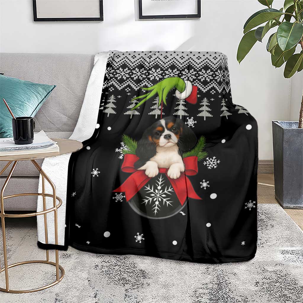 Cavalier King Charles Spaniel Xmas Ball Christmas Blanket Xmas Holiday Patterns - Wonder Print Shop