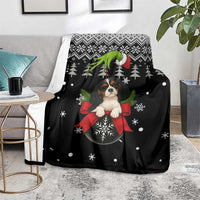 Cavalier King Charles Spaniel Xmas Ball Christmas Blanket Xmas Holiday Patterns - Wonder Print Shop