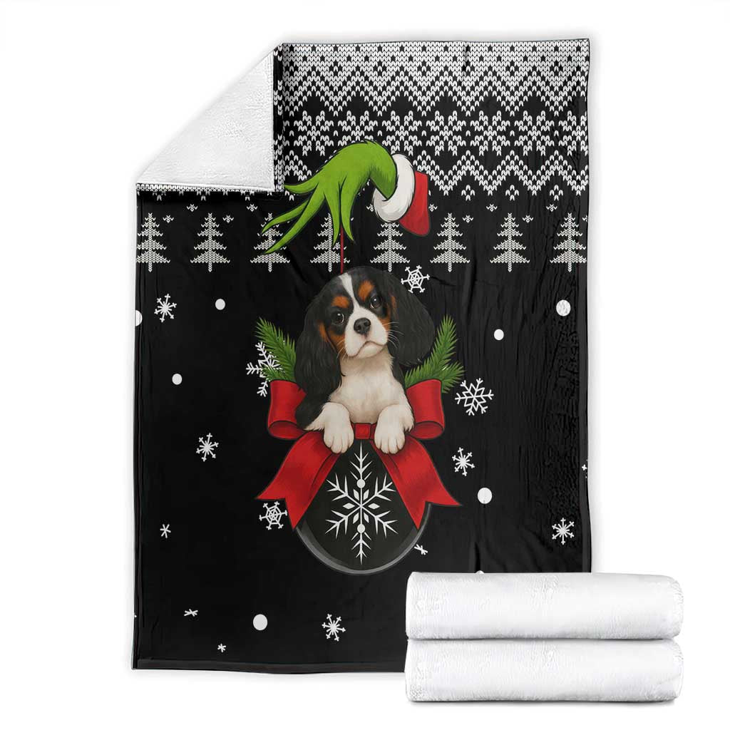 Cavalier King Charles Spaniel Xmas Ball Christmas Blanket Xmas Holiday Patterns - Wonder Print Shop