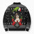 Cavalier King Charles Spaniel Xmas Ball Christmas Bomber Puffer Jacket Xmas Holiday Patterns - Wonder Print Shop