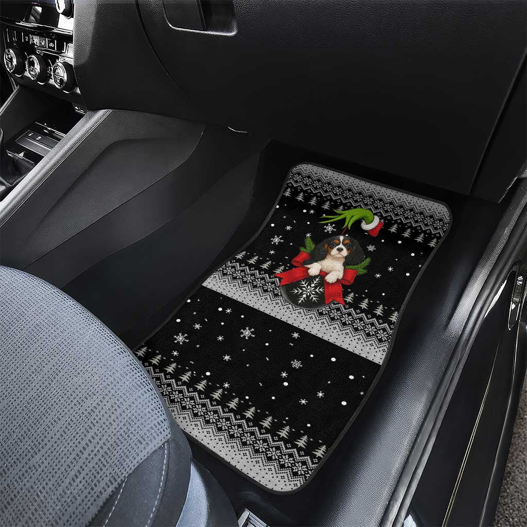 Cavalier King Charles Spaniel Xmas Ball Christmas Car Mats Xmas Holiday Patterns - Wonder Print Shop