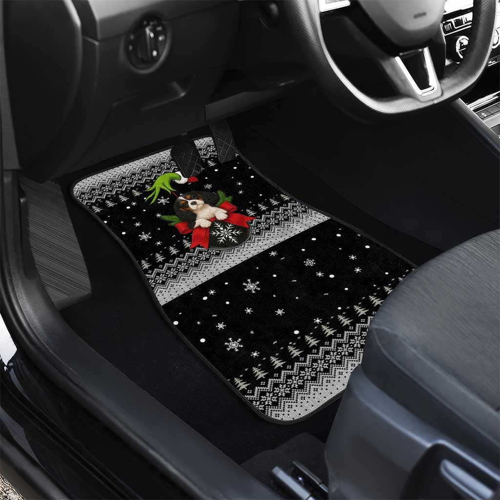 Cavalier King Charles Spaniel Xmas Ball Christmas Car Mats Xmas Holiday Patterns - Wonder Print Shop