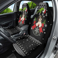 Cavalier King Charles Spaniel Xmas Ball Christmas Car Seat Cover Xmas Holiday Patterns - Wonder Print Shop