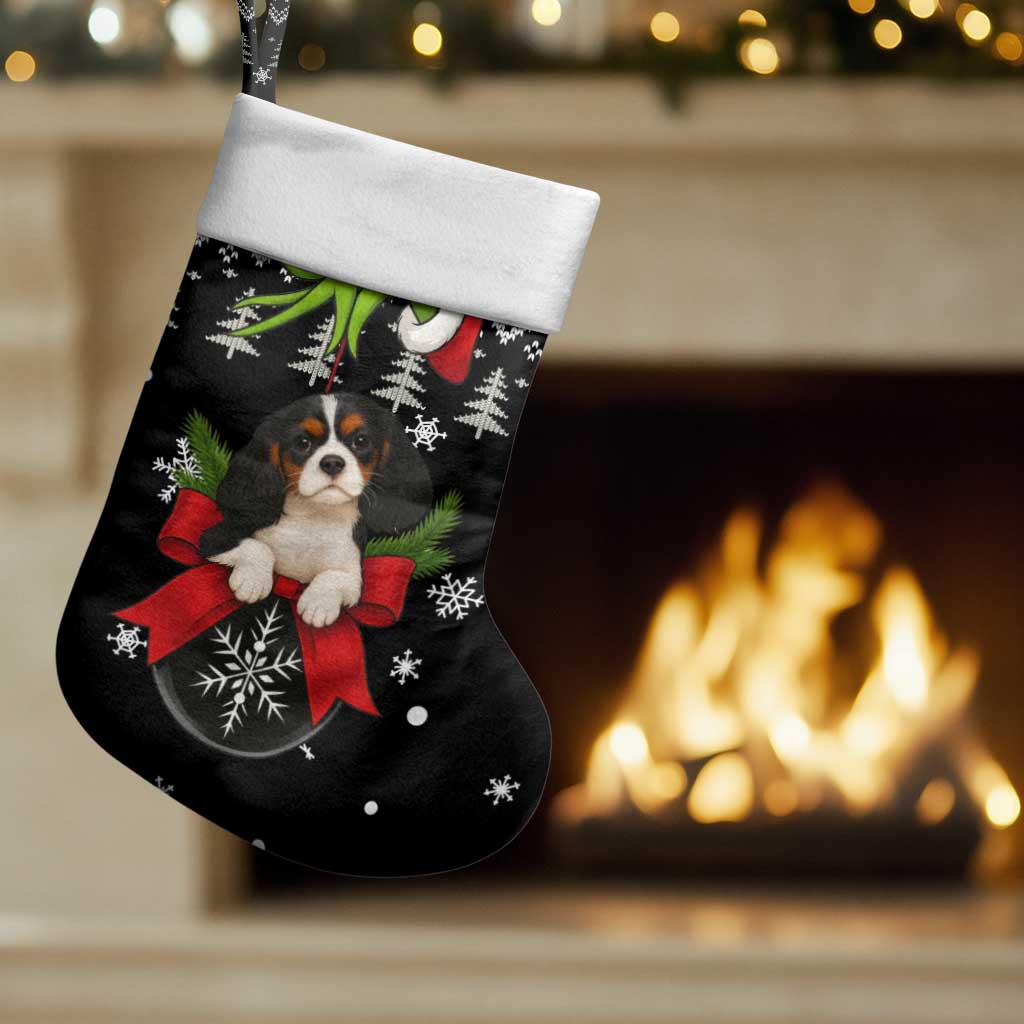 Cavalier King Charles Spaniel Xmas Ball Christmas Stocking Xmas Holiday Patterns - Wonder Print Shop