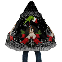 Cavalier King Charles Spaniel Xmas Ball Christmas Cloak Xmas Holiday Patterns - Wonder Print Shop