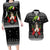 Cavalier King Charles Spaniel Xmas Ball Christmas Couples Matching Long Sleeve Bodycon Dress and Hawaiian Shirt Xmas Holiday Patterns - Wonder Print Shop