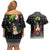 Cavalier King Charles Spaniel Xmas Ball Christmas Couples Matching Off Shoulder Short Dress and Hawaiian Shirt Xmas Holiday Patterns - Wonder Print Shop