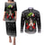 Cavalier King Charles Spaniel Xmas Ball Christmas Couples Matching Puletasi and Long Sleeve Button Shirt Xmas Holiday Patterns - Wonder Print Shop