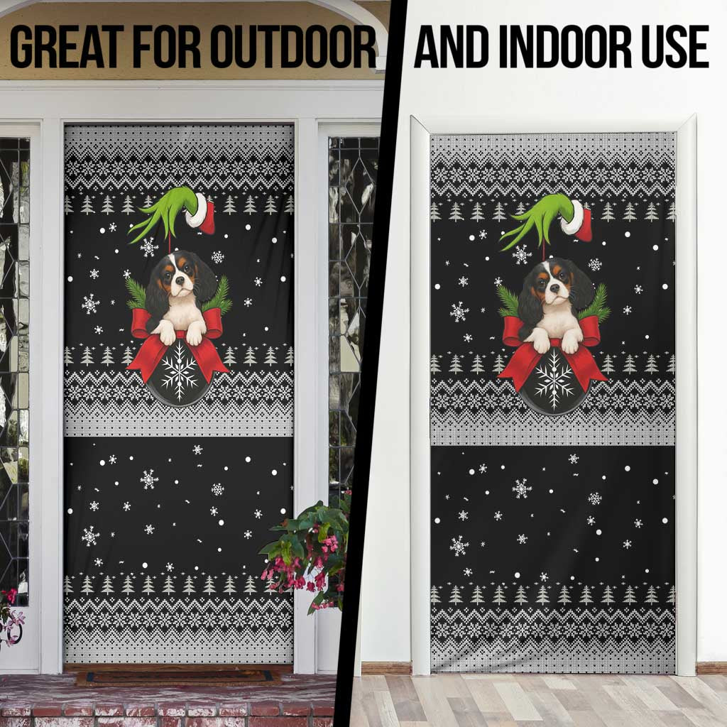 Cavalier King Charles Spaniel Xmas Ball Christmas Door Cover Xmas Holiday Patterns - Wonder Print Shop