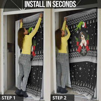 Cavalier King Charles Spaniel Xmas Ball Christmas Door Cover Xmas Holiday Patterns - Wonder Print Shop