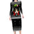 Cavalier King Charles Spaniel Xmas Ball Christmas Family Matching Long Sleeve Bodycon Dress and Hawaiian Shirt Xmas Holiday Patterns - Wonder Print Shop