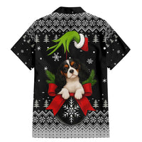 Cavalier King Charles Spaniel Xmas Ball Christmas Family Matching Mermaid Dress and Hawaiian Shirt Xmas Holiday Patterns - Wonder Print Shop