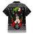 Cavalier King Charles Spaniel Xmas Ball Christmas Family Matching Off The Shoulder Long Sleeve Dress and Hawaiian Shirt Xmas Holiday Patterns - Wonder Print Shop
