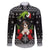Cavalier King Charles Spaniel Xmas Ball Christmas Family Matching Off The Shoulder Long Sleeve Dress and Hawaiian Shirt Xmas Holiday Patterns - Wonder Print Shop