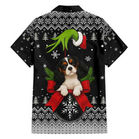 Cavalier King Charles Spaniel Xmas Ball Christmas Family Matching Puletasi and Hawaiian Shirt Xmas Holiday Patterns - Wonder Print Shop