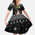 Cavalier King Charles Spaniel Xmas Ball Christmas Family Matching Short Sleeve Bodycon Dress and Hawaiian Shirt Xmas Holiday Patterns - Wonder Print Shop