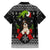 Cavalier King Charles Spaniel Xmas Ball Christmas Family Matching Short Sleeve Bodycon Dress and Hawaiian Shirt Xmas Holiday Patterns - Wonder Print Shop