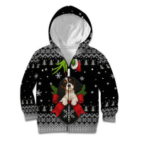 Cavalier King Charles Spaniel Xmas Ball Christmas Kid Hoodie Xmas Holiday Patterns - Wonder Print Shop