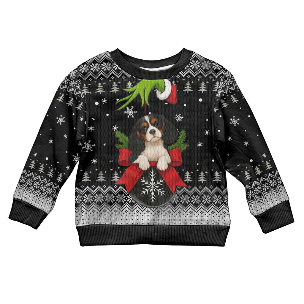 Cavalier King Charles Spaniel Xmas Ball Christmas Kid Ugly Christmas Sweater Xmas Holiday Patterns TS04