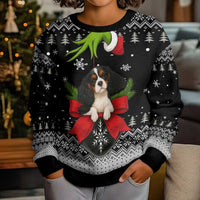 Cavalier King Charles Spaniel Xmas Ball Christmas Kid Ugly Christmas Sweater Xmas Holiday Patterns TS04
