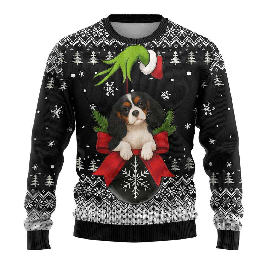 Cavalier King Charles Spaniel Xmas Ball Christmas Ugly Christmas Sweater Xmas Holiday Patterns TS04