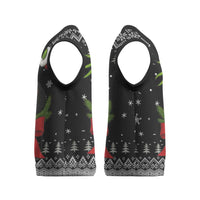 Cavalier King Charles Spaniel Xmas Ball Christmas Knitted V-Neck Vest Xmas Holiday Patterns TS04