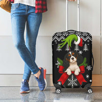 Cavalier King Charles Spaniel Xmas Ball Christmas Luggage Cover Xmas Holiday Patterns - Wonder Print Shop