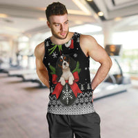 Cavalier King Charles Spaniel Xmas Ball Christmas Men Tank Top Xmas Holiday Patterns - Wonder Print Shop