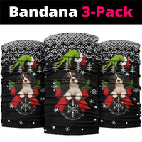 Cavalier King Charles Spaniel Xmas Ball Christmas Neck Gaiter Xmas Holiday Patterns - Wonder Print Shop