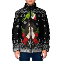 Cavalier King Charles Spaniel Xmas Ball Christmas Padded Jacket Xmas Holiday Patterns - Wonder Print Shop