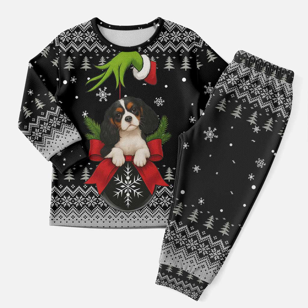 Cavalier King Charles Spaniel Xmas Ball Christmas Pajama Set Xmas Holiday Patterns - Wonder Print Shop