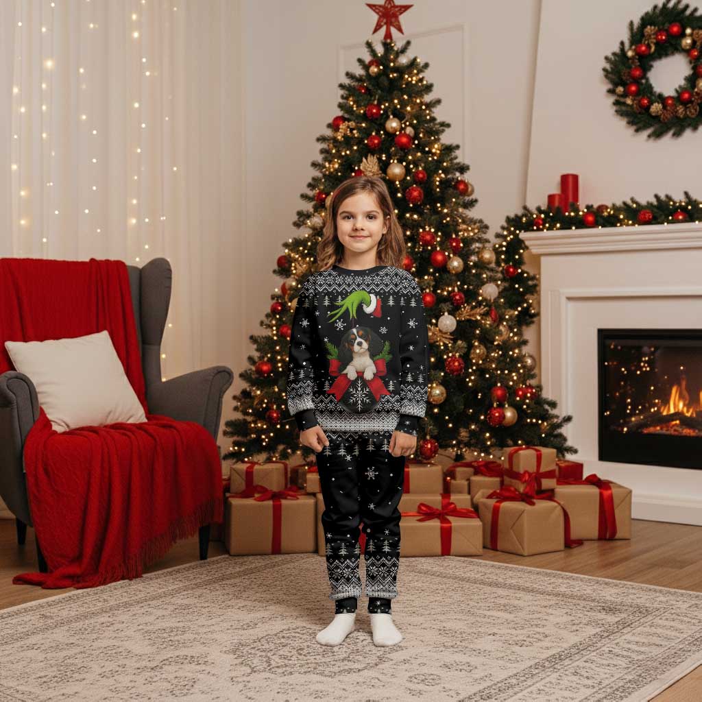 Cavalier King Charles Spaniel Xmas Ball Christmas Pajama Set Xmas Holiday Patterns - Wonder Print Shop