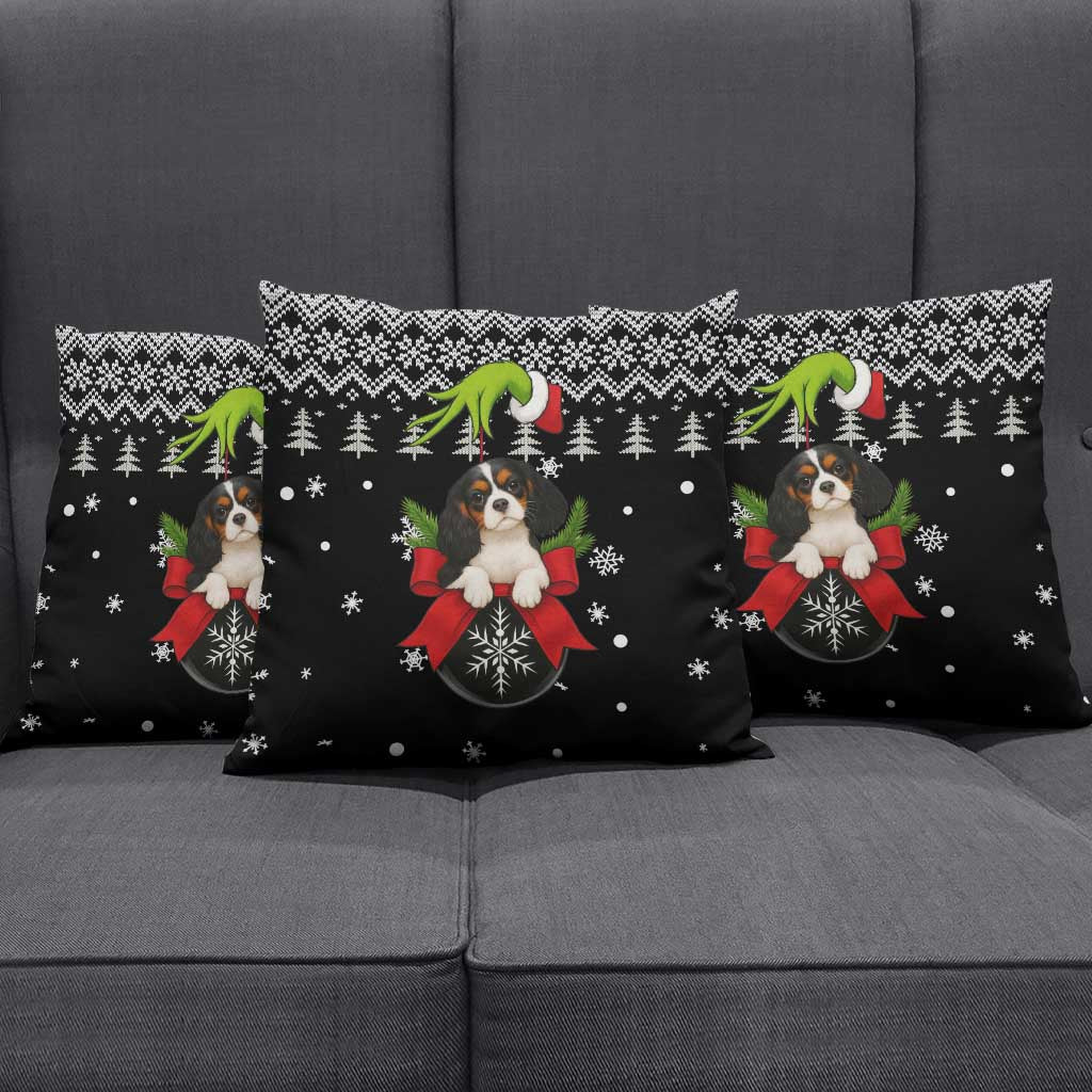 Cavalier King Charles Spaniel Xmas Ball Christmas Pillow Cover Xmas Holiday Patterns - Wonder Print Shop