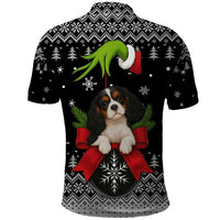 Cavalier King Charles Spaniel Xmas Ball Christmas Polo Shirt Xmas Holiday Patterns - Wonder Print Shop