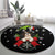 Cavalier King Charles Spaniel Xmas Ball Christmas Round Carpet Xmas Holiday Patterns - Wonder Print Shop