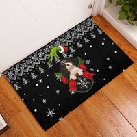 Cavalier King Charles Spaniel Xmas Ball Christmas Rubber Doormat Xmas Holiday Patterns - Wonder Print Shop