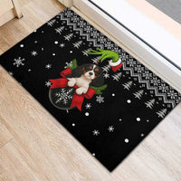 Cavalier King Charles Spaniel Xmas Ball Christmas Rubber Doormat Xmas Holiday Patterns - Wonder Print Shop