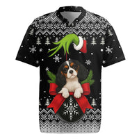 Cavalier King Charles Spaniel Xmas Ball Christmas Rugby Jersey Xmas Holiday Patterns - Wonder Print Shop