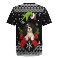 Cavalier King Charles Spaniel Xmas Ball Christmas Rugby Jersey Xmas Holiday Patterns - Wonder Print Shop