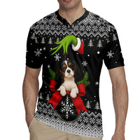 Cavalier King Charles Spaniel Xmas Ball Christmas Rugby Jersey Xmas Holiday Patterns - Wonder Print Shop